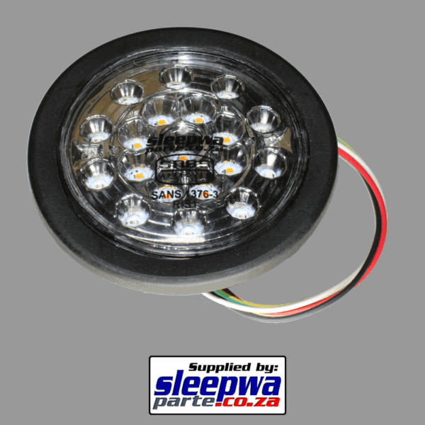 3 in 1 LED Light - Round 12/24 Volt