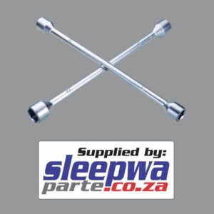 4 Way Wheel Spanner, 17mm, 19mm, 21mm, 23mm