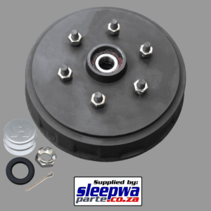 HBRD250B.06H Brake Drum - 1800kg, 50mm Beam Axle