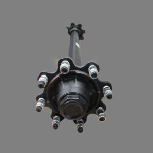 UA80S.1800.08 80mm SQ Axle U/Braked 1800mm, 8Ton