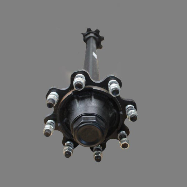 80mm SQ Axle U/Braked 1800mm, 8Ton