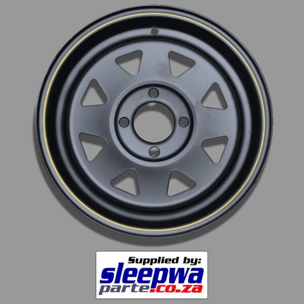 13 " Epoxy Coated Black Rim Only