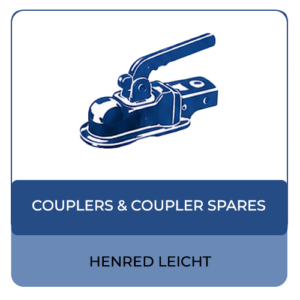 50mm Ball U/Braked Pressed Clipcon Coupler, 750kg