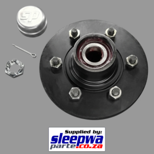 HHUB250A.06H U/Braked Hub - 2500kg, 50mm Square Beam Axle - Complete