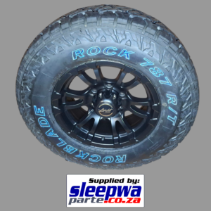 VTEC41FM 16" Mag Rim & 245 R16 Tyre - Import, 6/140 PCD