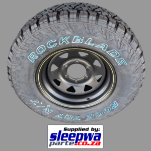 15" Black Rim & 235/75 R15 Tyre - Import, 6/140 PCD