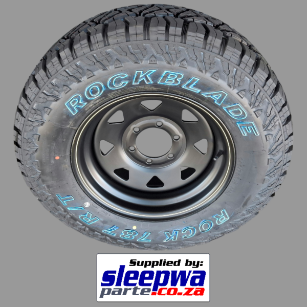 16" Black Rim & 245/75 R16 Tyre - Import, 6/140 PCD